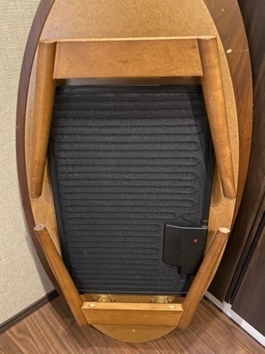 楕円形　日本製フラットヒーター　コタツ　テーブル