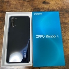 美品　OPPO Reno3 A SIMフリー　ブラック