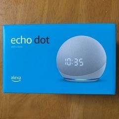 Echo Dot 第4世代 時計付きスマートスピーカー with Alexa …の画像