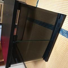 テレビ台　ガラス戸付き　三洋電機株式会社