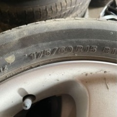 175/60r15 6J PCD100 4本セット4穴の画像