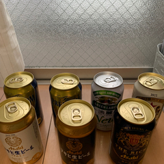 ビール 7本　生ビール　