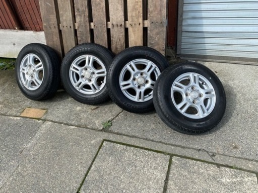 軽トラ　バン専用のタイヤとアルミ4本セット