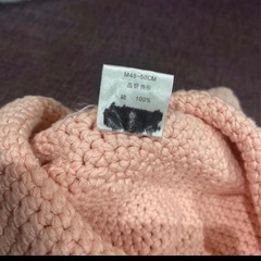 綿100%★ベビー用★帽子〜48〜50センチの画像