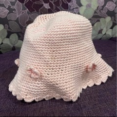 綿100%★ベビー用★帽子〜48〜50センチの画像