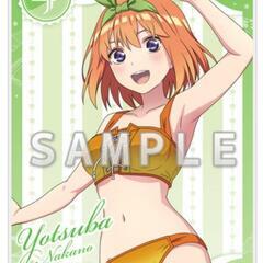 新品未開封 中野四葉 タペストリー　五等分の花嫁 君と過ごした五...