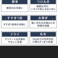 6キロ　洗濯機　お値引きしますの画像