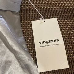 vingtroisシフォンリボントップス新品の画像