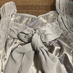 vingtroisシフォンリボントップス新品の画像