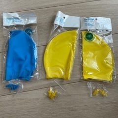 スイムキャップ　耳栓セット　キッズ　３セット　単品可