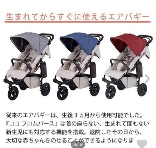エアバギー  フロムバース（新生児対応）