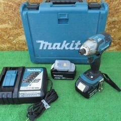 134 充電式ソフトインパクトドライバ makita マキタ TS141DRGX 18V 中古品