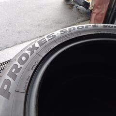 ★中古★19インチ TOYO PROXES Sport suv★19年製サマータイヤ 5〜6分程度★の画像