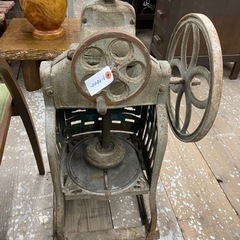 男前コーナー かき氷機 手動 オブジェ インテリア レトロ 昭和の画像