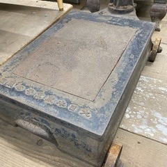 体重計 ばかり 計り ブリキ 昭和レトロ 可動品 120kg 32貫 キャスター付き 大日本東京守谷製造の画像