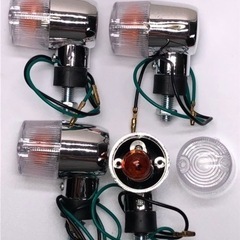 バイク汎用ミニウインカー四つの画像