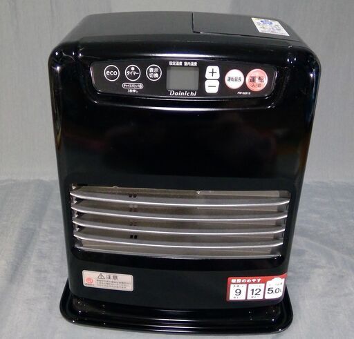 石油ファンヒーター　ダイニチ　5.0ℓ　木造９畳　コンクリート12畳用　FW-3221S  黒　ポリタンク・電池式ポンプセット 【預け売り】\t272050001i5R599