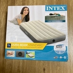 新品未使用　エアーベッド　INTEX(インテックス) シングルサ...