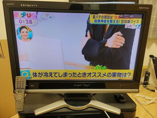 シャープ液晶テレビ（AQUOS LC-32D10）【32インチ】
