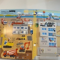 英語仕掛け絵本　The Ultimate Construction Site Bookの画像