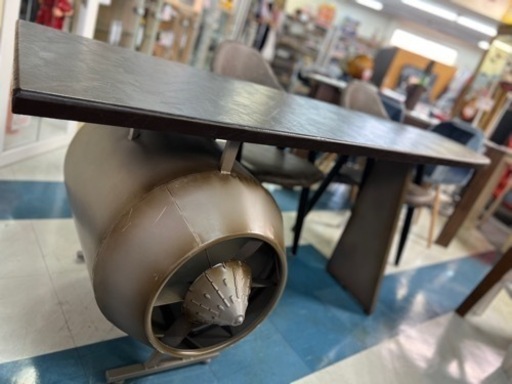 未使用 飛行機型 テーブルセット 大特価