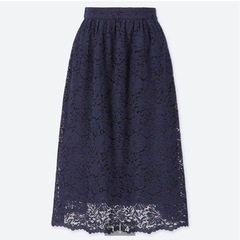 【Mサイズ】UNIQLO レーススカートの画像