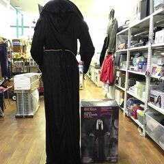 喋る！動く！光る！ GRIM REAPER フィギュア 高さ：約175cm ハロウィン コストコ 死神 グリムリーパー コスプレ 札幌市 厚別区の画像