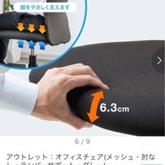 【譲り先決定しました】【格安】【中古】オフィスチェア　デスクチェア　黒　サンワサプライの画像