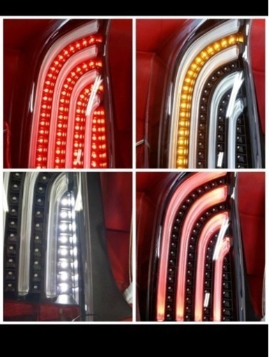 30プリウス 前期後期 社外テール LED レッド