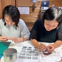 マクラメ編みで　アクセサリーを作ってみませんか？の画像