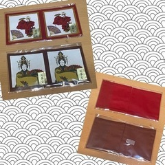 新品未使用   伝統芸能 鼓薪能 コースター4枚目とランチョンマット2枚の画像