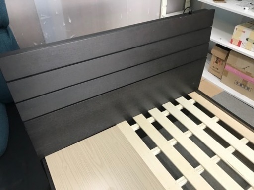 ニトリ　セミダブル  ベッド フレーム　アスカ2 程度良好　使用頻度低い　コンセント付