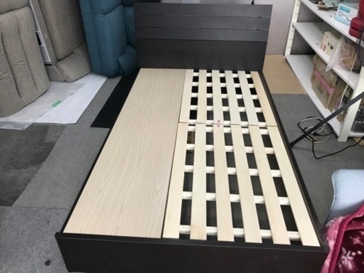 ニトリ　セミダブル  ベッド フレーム　アスカ2 程度良好　使用頻度低い　コンセント付