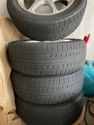 中古タイヤ &ホイール4本セット205/55/16