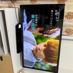 SHARP 32inch テレビとテレビ台の画像