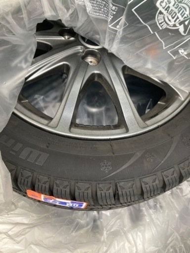 155/65/14 スタッドレスタイヤ ホイールセット ホンダ用ナット付き
