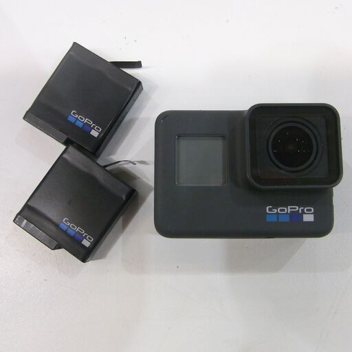 GoPro HERO6 BLACK 本体 電池パック2個付 中古美品【モノ市場 東海店】139