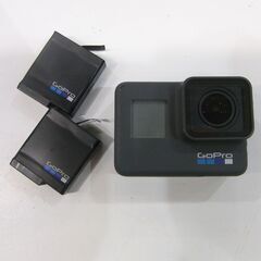 GoPro HERO6 BLACK 本体 電池パック2個付 中古...