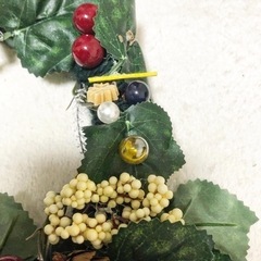 クリスマスリース 手作りの画像