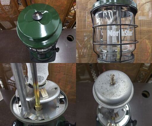 Coleman ノーススター ホワイトガソリンランタン 2000-750J northstar 99年製 2000-455J 点灯確認