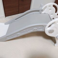 滑り台グレー×ホワイト1歳〜3歳