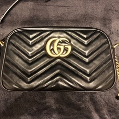GUCCI ggマーモント　ショルダーバッグの画像