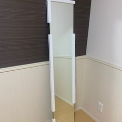 【7/27までに引き取りに来ていただける方】賃貸可壁掛け用姿見鏡