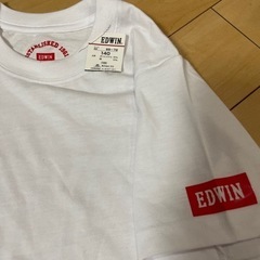 新品タグ付き　EDWIN 白Tシャツ　140 肌着