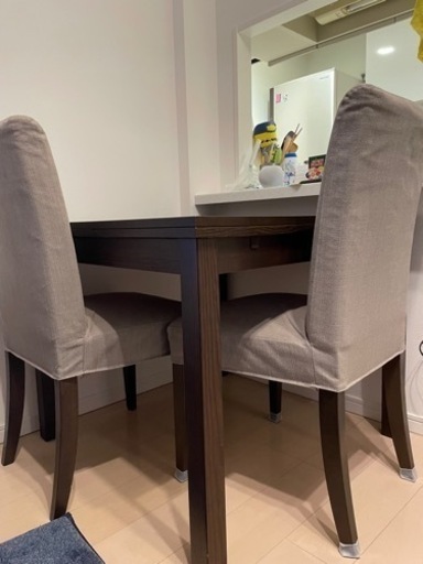 IKEA ダイニングテーブル＋チェア×2脚