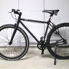 【急募】クロスバイク マットブラック 通勤用自転車 