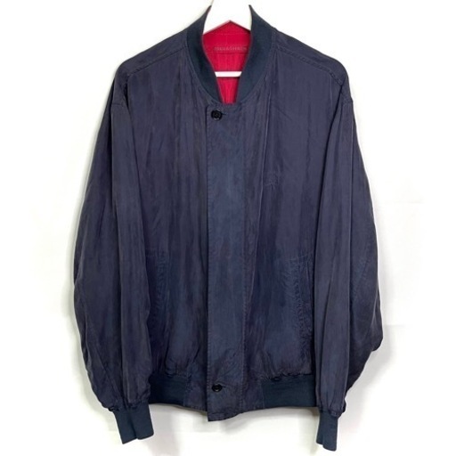 PAUL&SHARK ポールアンドシャーク ブルゾン ジャケット ネイビー 紺 リバーシブル L イタリア製 90's 90年代 ヴィンテージ ビンテージ 希少 正規品 古着 カジュアル