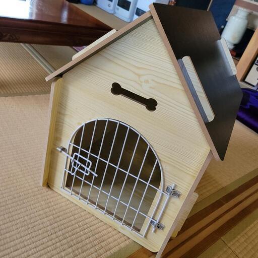 最終値下げ❤️ 木製 犬小屋  (小型・中型犬用)  極上綺麗