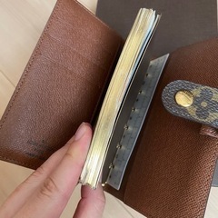 ルイヴィトンシステム手帳　カバー&リフィル（一部）の画像