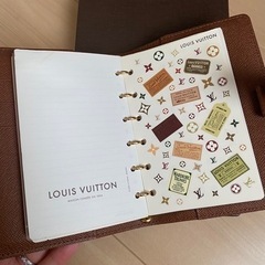 ルイヴィトンシステム手帳　カバー&リフィル（一部）の画像